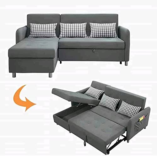 L shaped sofa cum bed