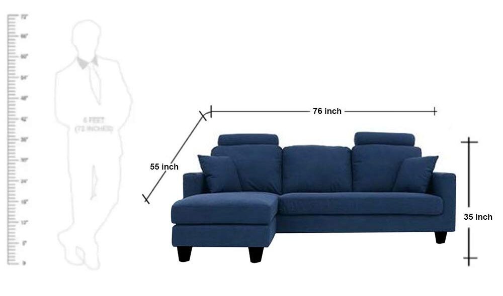 L shaped sofa cum bed